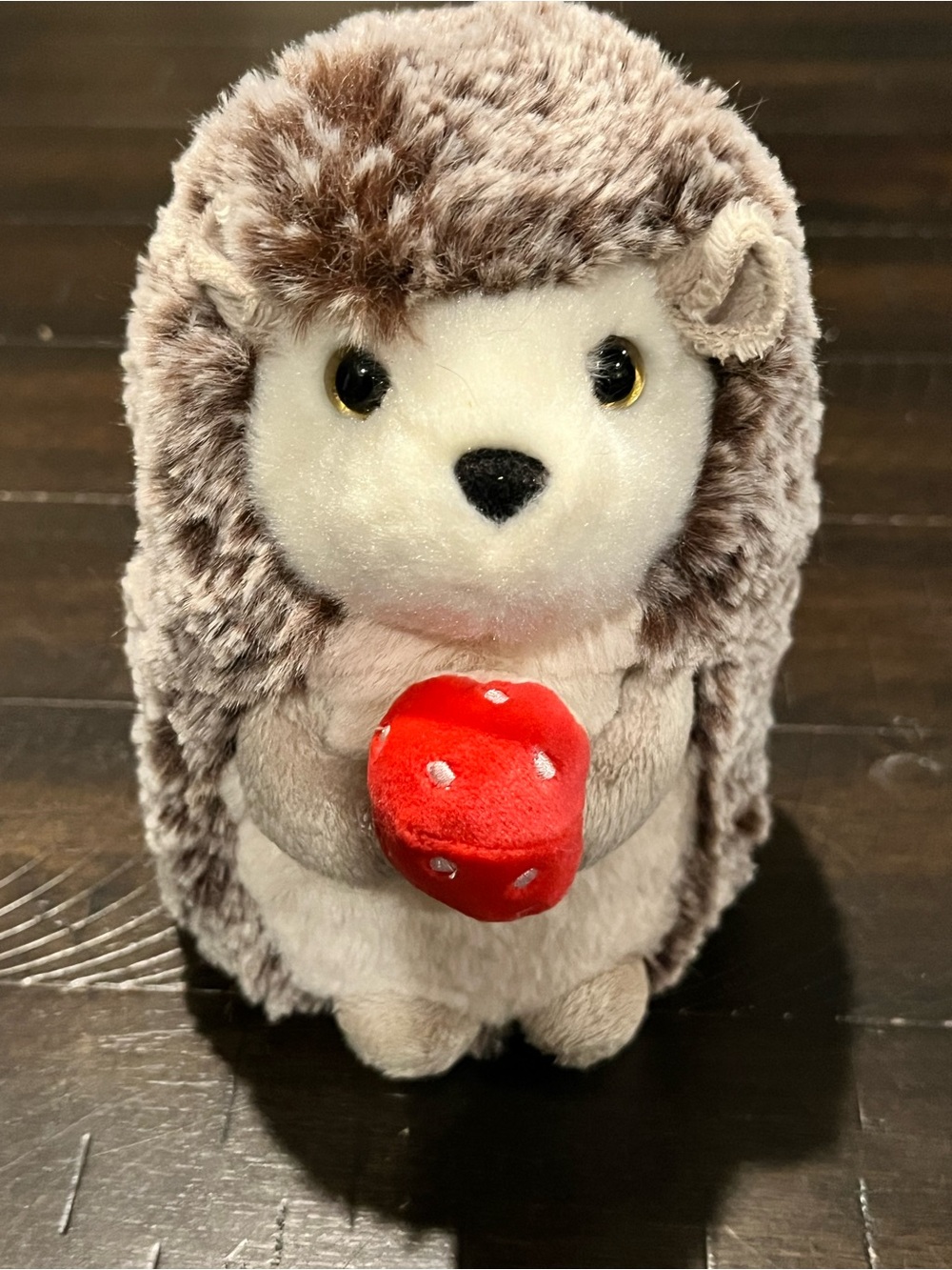 Douglas Stuey Hedgehog with Mushroom plushie stuffed animal toy